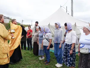 В Дивееве палаточный город готов к приему участников празднования Дня памяти преподобного Серафима Саровского